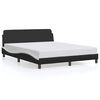 vidaXL Giroletto Dover Nero e Bianco 152x203 cm in Similpelle
