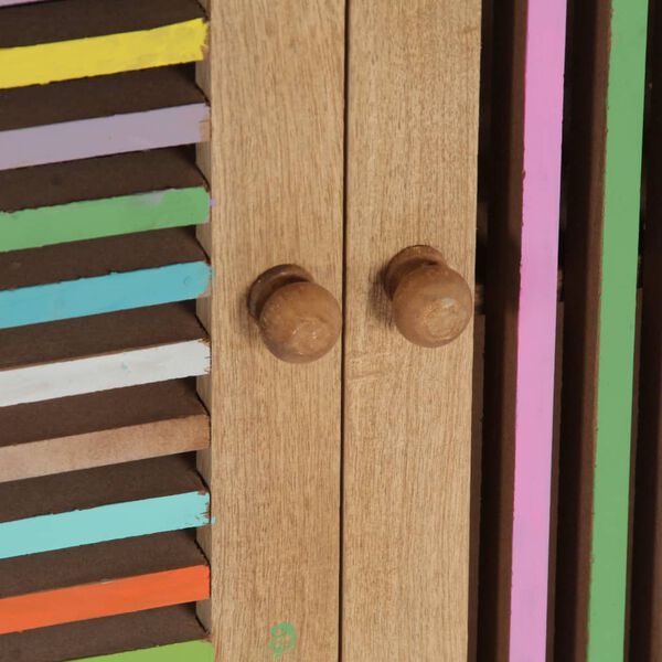 vidaXL Credenza 150x30x75 cm in Legno Massello di Mango