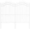 vidaXL Recinzione per Giardino WOERDEN 240 x 215 cm Bianco