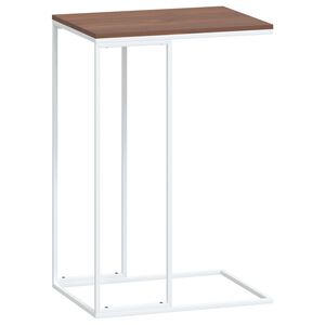 vidaXL Tavolino da Salotto Bianco 40x30x59 cm in Legno Multistrato