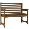 vidaXL Panca da Giardino Ambra 109x48x91,5 cm Legno Massello di Pino