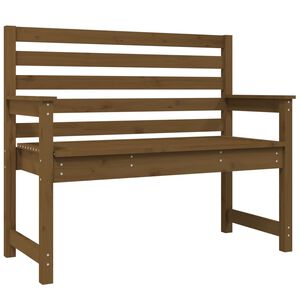 vidaXL Panca da Giardino Ambra 109x48x91,5 cm Legno Massello di Pino