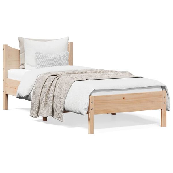 vidaXL Letto senza Materasso 90x200 cm in Legno Massello di Pino
