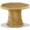 vidaXL Tavolino da Salotto in Bamb&ugrave; Ottagonale 60x60x45 cm