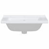 vidaXL Lavandino da Bagno Bianco 61x48x19,5cm Rettangolare in Ceramica