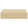 vidaXL Cuscino da Sedia Esterno Beige 40 x 40 x 8 cm 100% Poliestere