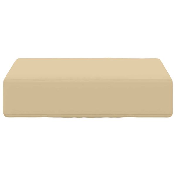 vidaXL Cuscino da Sedia Esterno Beige 40 x 40 x 8 cm 100% Poliestere
