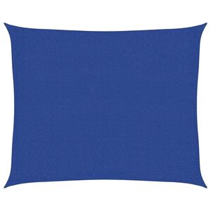 vidaXL Vela Parasole 160 g/m&sup2; Blu 2,5x3 m in HDPE