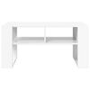 vidaXL Tavolino da salotto Bianco 92 x 49,5 x 45 cm Legno multistrato