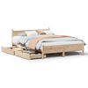 vidaXL Letto senza Materasso 135x190 cm in Legno Massello di Pino