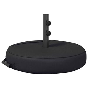 vidaXL Base per Ombrello da Patio 53 x 53 x 40 cm Acciaio Nero