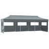 vidaXL Tenda Pieghevole Pop-Up con 5 Pareti Laterali 870x291x315 cm Antracite