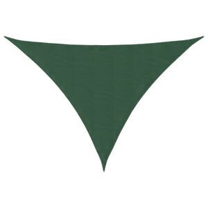 vidaXL Vela Parasole Verde Scuro 7x5x5 m 100% Poliestere Oxford