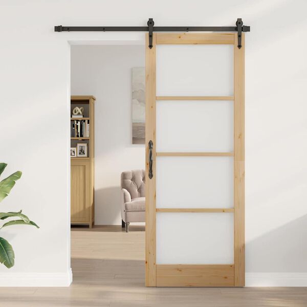 vidaXL Porta Interna ORKDAL Marrone 83 x 211 cm