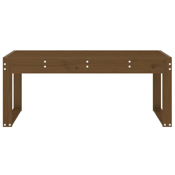 vidaXL Panca da Giardino Ambra 110x38x45 cm Legno Massello di Pino