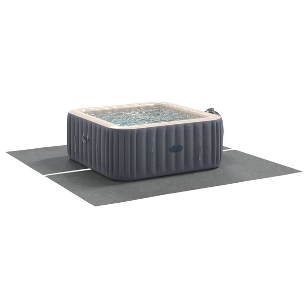 vidaXL Telo per Fondo Piscina Grigio chiaro 274 x 274 x 0,1 cm
