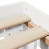 vidaXL Letto senza Materasso Bianco 160x200 cm Legno Massello di Pino