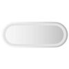 vidaXL Specchio da bagno LED Trasparente 50 x 20 cm vetro temperato
