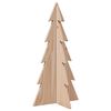 vidaXL Albero di Natale Decorativo in Legno 59,5cm Legno Massello Pino