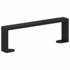 vidaXL Piedini per mobili 2 pcs Nero 311 x 40,5 x 100 mm Ferro
