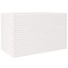 vidaXL Fioriera da Giardino Bianca 110x60x68,5 cm Legno Massello Pino