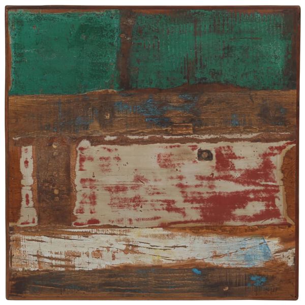 vidaXL Tavolino da Bar in Massello di Recupero Multicolore 60x60x107cm