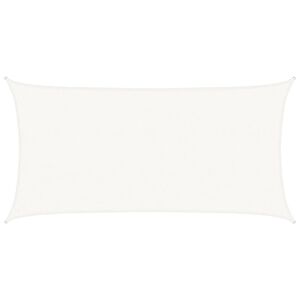 vidaXL Vela Parasole 160 g/m&sup2; Bianca 2x3,5 m in HDPE