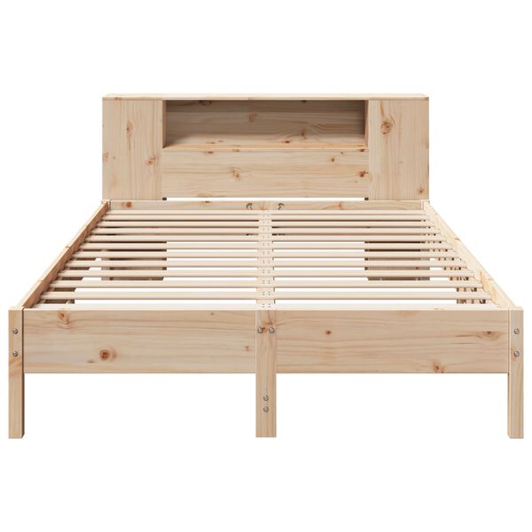 vidaXL Letto Libreria senza Materasso 120x200cm Legno Massello di Pino