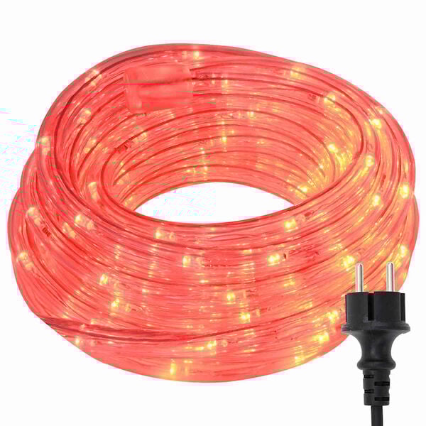vidaXL Luce a corda con 480 LED Rosso 20 m PVC