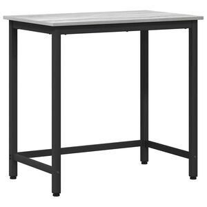 vidaXL tavolo Grigio Sonoma 100 x 50 x 76,5 cm