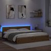 vidaXL Struttura del letto Rovere artigianale 180 x 200 cm
