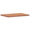vidaXL Piano Tavolo 60x40x2,5cm Rettangolare Legno Massello di Faggio