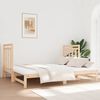 vidaXL Dormeuse Estraibile 2x(90x190) cm Legno Massello di Pino