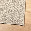 vidaXL Tappeto ZIZUR Crema 120x120 cm Aspetto Iuta Interni ed Esterni