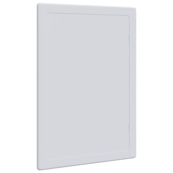 vidaXL Pannelli di Accesso 2 pcs Bianco 15 x 23 cm Plastica ABS