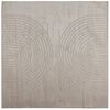 vidaXL Tappeto per interni GALATI Beige 240 x 240 cm Poliestere