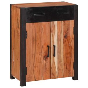 vidaXL Credenza Marrone 55 x 30 x 75 cm Legno di Acacia Massello
