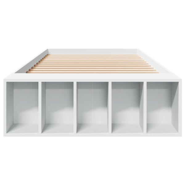 vidaXL Giroletto Bianco 90x190 cm in Legno Multistrato