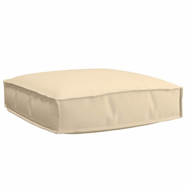 vidaXL Set di Cuscini per Pallet 2 pcs Beige Tessuto Oxford