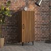 vidaXL Credenza Rovere Marrone 34,5x34x90 cm in Legno Multistrato