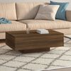 vidaXL Tavolino da Salotto Rovere Marrone 85x55x31cm Legno Multistrato