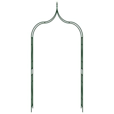 vidaXL Arco da Giardino Verde Scuro 120x38x258 cm in Ferro