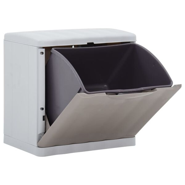 vidaXL Contenitore Raccolta Differenziata Talpa 20L 40x30x40 cm