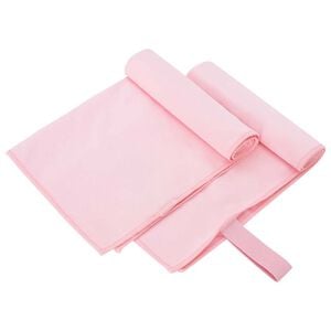 vidaXL Asciugamani Sportivi 2 pcs Rosa 50 x 30 cm