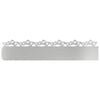 vidaXL Bordure per prato 20 pz 103 x 0,05 x 22 cm Acciaio zincato