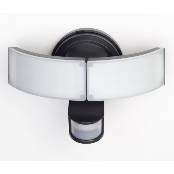 Luxform Luce da Parete a LED a Batteria per Esterni Manaus Bianca Nera