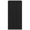 vidaXL Credenza Rovere Nero 60 x 39 x 80 cm Legno multistrato