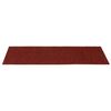 vidaXL Tappetini per scale autoadesivi 15 pz 60x25 cm Bordeaux Rosso Rettangolari