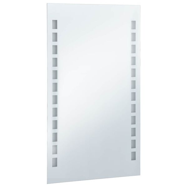 vidaXL Specchio da Parete a LED per Bagno 60x100 cm