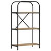 vidaXL Libreria 3 livelli 60 x 30 x 109 cm Legno multistrato